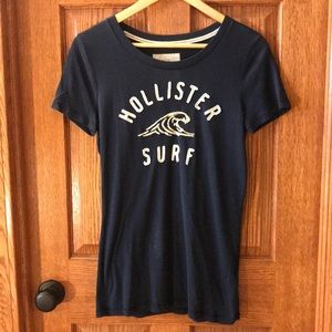 Hollister Logo Surf Tee - Size L